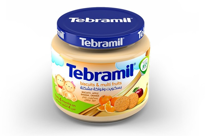 Tarrito Tebramil Galletas y Multifrutas de Pharmex